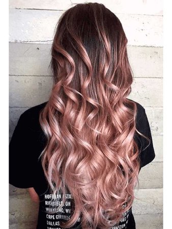 pink and brown hair