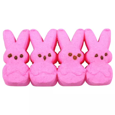 Peeps Pink Marshmallow Bunnies, 4-ct. Packs | Dollar Tree
