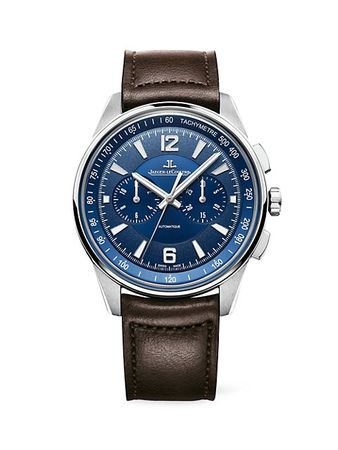 Shop Jaeger-LeCoultre Polaris Stainless Steel & Leather Chronograph Watch | Saks Fifth Avenue