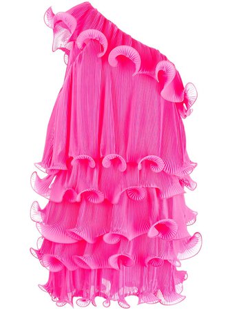 Milly Blakely Ruffled Mini Dress - Farfetch