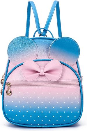 Amazon.com: KL928 Girls Mini Backpack Bowknot Polka Dot Cute Daypacks Convertible Shoulder Bag Purse for Women : Clothing, Shoes & Jewelry