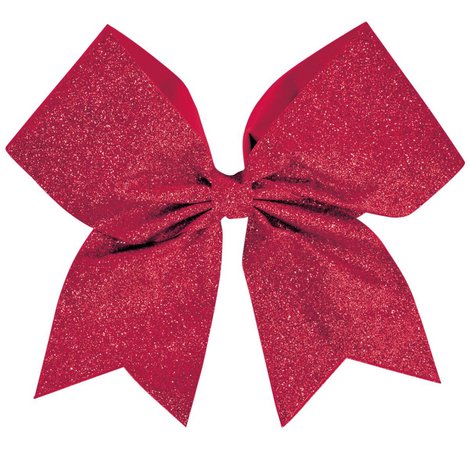 red cheer bow