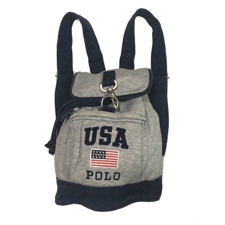 Vintage90s Polo Sport U.S.A Bag Mini rucksack FreeShipping. | Etsy