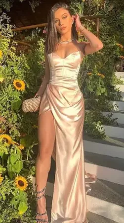 gold prom dress - Google Search