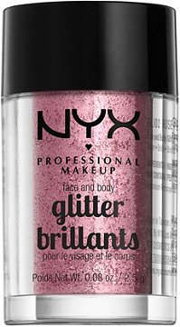 NYX Professional Makeup Face and Body Glitter - Rose