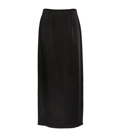 Womens Carven black Satin Maxi Skirt | Harrods # {CountryCode}