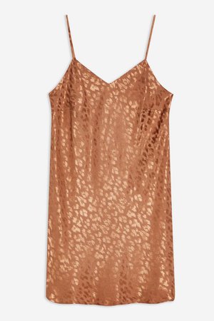 Jacquard Satin Mini Slip Dress | Topshop