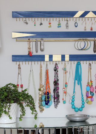 DIY Jewelry Organizer | The Homes I Have Made