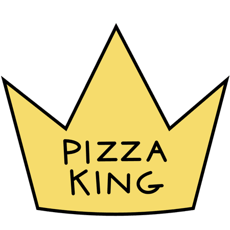 pizza king food - Sticker by CANDACE ✔