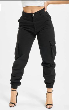 black streetwear pants