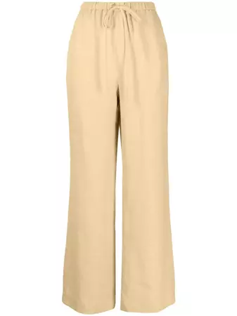 Nanushka Drawstring -waist Linen Trousers - Farfetch