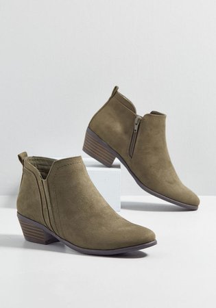 Soulful Stride Ankle Bootie Green | ModCloth