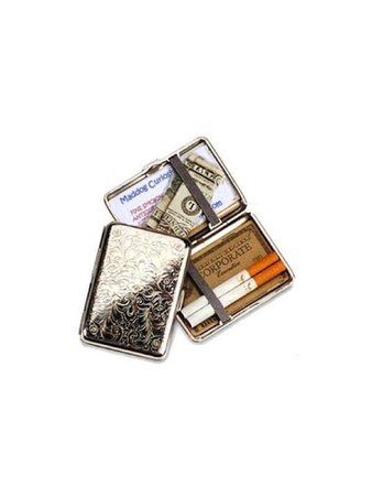 cigarette and money case