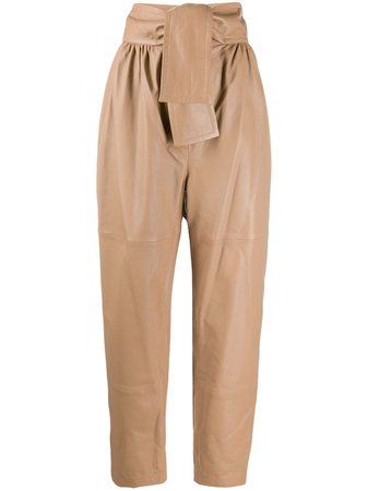 Zimmermann Tapered Leather Trousers | Farfetch.com