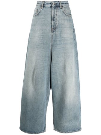 Balenciaga Low-crotch wide-leg Jeans - Farfetch