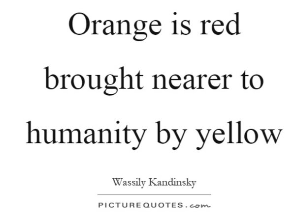 Orange quote