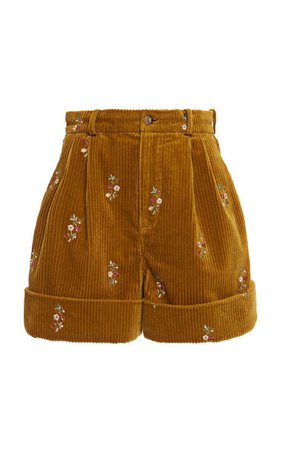 ALANUI Floral Shorts
