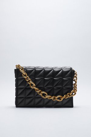QUILTED SHOULDER BAG WITH CHAIN | ZARA United Kingdom