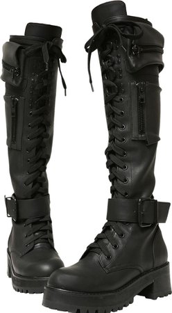 berserk goth and rockability boots