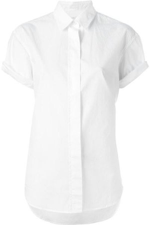 White cotton short sleeve shirt from Closed