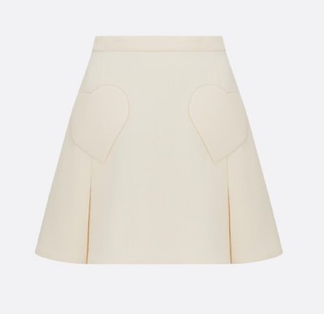 Dior - Dioramour mini skirt with heart-shaped pockets