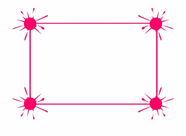 Pink Border Frame Png Transparent - Border Frames In Png, Png Download (6600 ) | Free PNG Images Download on Pngsee