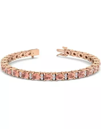 peach gemstone bracelet - Google Search