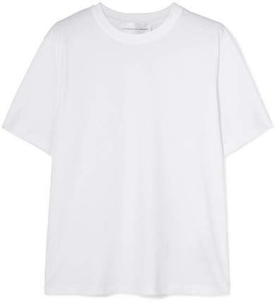 Victoria, The Victoria Cotton-jersey T-shirt - White