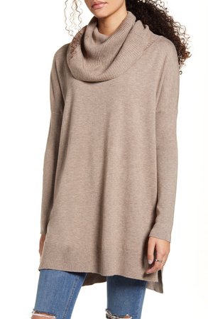 Dreamers by Debut Cowl Neck Tunic | Nordstrom