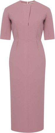Trista Fitted Wool Dress