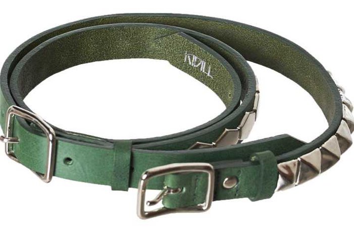 Olive Green Stud Belt