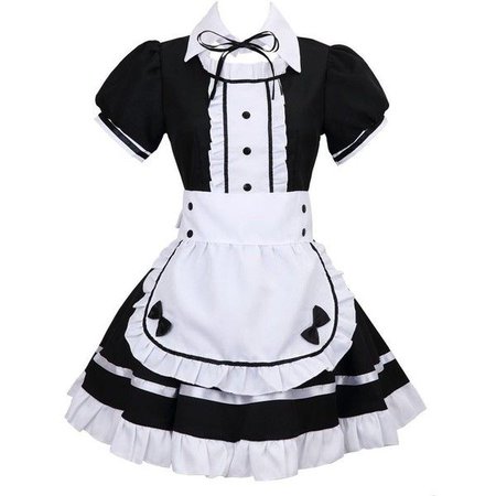 Black and Whte Maid Costume