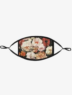 Floral Painting Black Face Mask – Profound