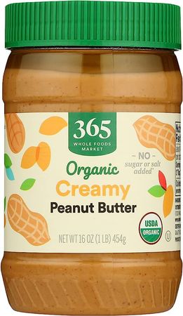 Amazon.com: 365 by Whole Foods Market, Organic Creamy Peanut Butter No Salt Added, 16 Ounce : Books
