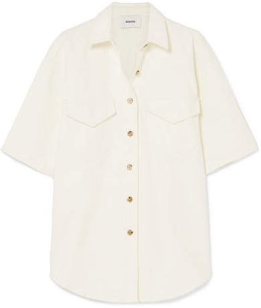 Seymour Oversized Denim Shirt - White
