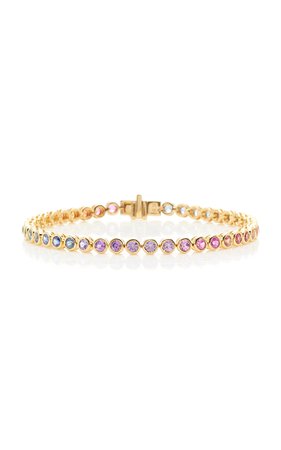 18K Gold And Sapphire Bracelet by Luisa Alexander | Moda Operandi