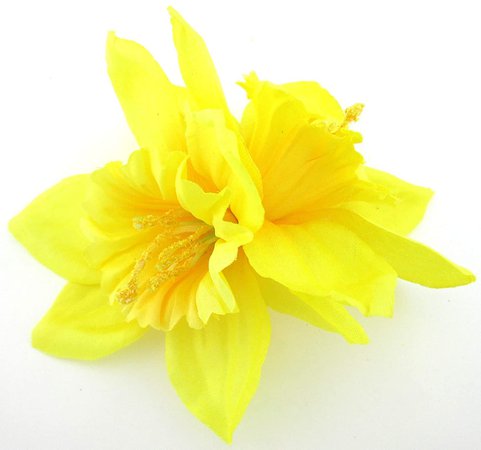 daffodil hair clip - Google Search