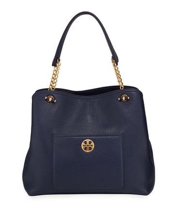 Tory Burch Chelsea Slouchy Leather Shoulder Tote Bag | Neiman Marcus