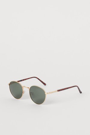 Polarized Sunglasses - Gold-colored/tortoise pattern - Men | H&M US