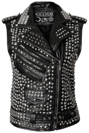 Studded Leather Jacket [BLACK] - Shop Now | KILLSTAR.com | KILLSTAR - UK Store
