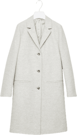 COS light grey wool coat