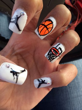 basketball nails - Google Search