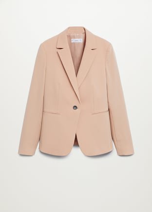 Fitted essential suit jacket - Woman | Mango India