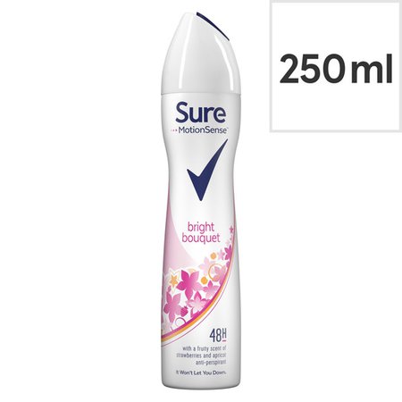Sure Women Bright Antiperspirant Deodorant 250Ml