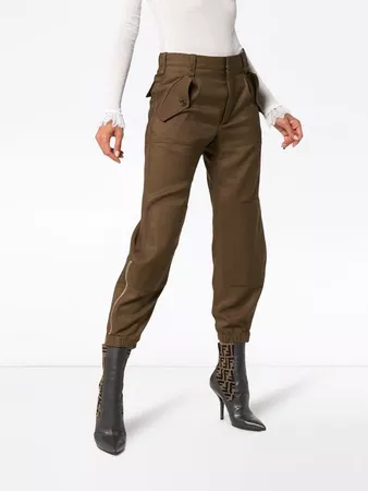 Chloé Cargo Trousers With Tapered Hem - Farfetch
