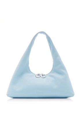 Mini Enzo Leather Top Handle Bag By Staud | Moda Operandi