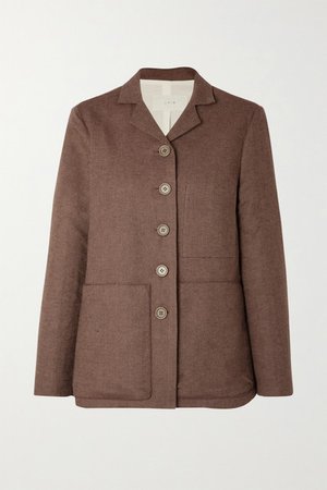 LVIR | Linen and cotton-blend piqué blazer | NET-A-PORTER.COM