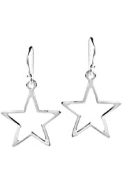 Amazon.com: star dangle earrings silver - Women: Clothing, Shoes & Jewelry
