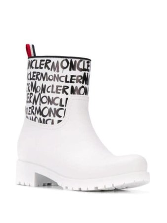 Moncler All over logo Ginette Rain Boots - Farfetch