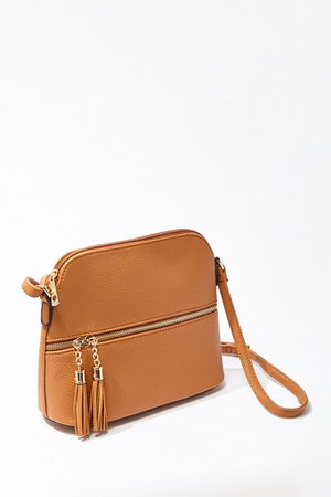 Faux Leather Crossbody Bag - Forever 21